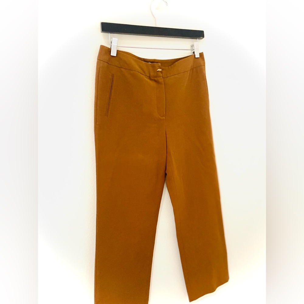 Salvatore Ferragamo Camel Dress Pants View 6